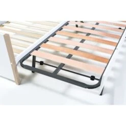 AYORA Lit Gigogne En Pin Massif Et MDF - Décor Naturel Et Blanc - 2 X L90 X L190 Cm -Disney Cars Soldes ayora lit gigogne en pin massif et mdf decor naturel et blanc 2 x l90 x l190 cm 8435178371416 453428