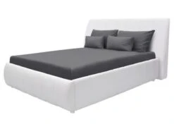 Lit Adulte 140 X 190 Cm + Coffre De Rangement - Simili Blanc - Sommier Inclus - CLOUD -Disney Cars Soldes lit adulte 140 x 190 cm coffre de rangement simili blanc sommier inclus cloud 3612400226439 494170