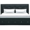 Lit Adulte Capitonné 160 X 200 Cm + Coffre De Rangement - Simili Noir - VIRGINIA -Disney Cars Soldes lit adulte capitonne 160 x 200 cm coffre de rangement simili noir virginia 3612400227573 494022