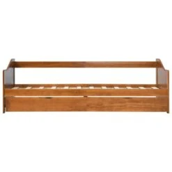 Lit Banquette 2 Couchages Pin Massif Foncé Sacha 90x200 Cm -Disney Cars Soldes lit banquette 2 couchages pin massif fonce sacha 90x200 cm 3666722561921 382137