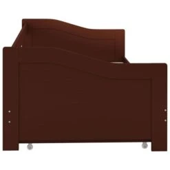 Lit Banquette 2 Couchages Pin Massif Marron Foncé Sacha 90x200 Cm -Disney Cars Soldes lit banquette 2 couchages pin massif marron fonce sacha 90x200 cm 3666722780780 382147
