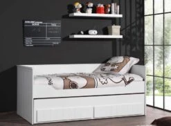 Lit Banquette Gigogne 90x200 Cm Bois Laqué Blanc Robin 9 Lit Banquette Gigogne 90x200 Cm Bois Laqué Blanc Robin -Disney Cars Soldes lit banquette gigogne 90x200 cm bois laque blanc robin 5420070207515 690256