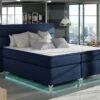 Lit Boxspring 140x200 Cm Tissu Bleu Foncé Mador -Disney Cars Soldes lit boxspring 140x200 cm tissu bleu amadeo 3666722046886 655184