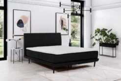 Lit Boxspring 160x200 Cm Simili Cuir Blanc Sommier Et Matelas Inclus Mastera -Disney Cars Soldes lit boxspring 160x200 cm simili cuir blanc sommier et matelas inclus mastera 3666722018487 1311211