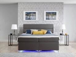 Lit Boxspring 160x200 Cm Tissu Bleu Foncé Mador -Disney Cars Soldes lit boxspring 160x200 cm tissu bleu amadeo 3666722046879 654950