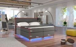 Lit Boxspring 160x200 Cm Velours Rose Clair Balfor -Disney Cars Soldes lit boxspring 160x200 cm velours rose clair balfor 3666722046312 655402