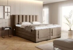 Lit Boxspring électrique Tissu Beige Avec Matelas Et Surmatelas Arkos -Disney Cars Soldes lit boxspring electrique tissu beige avec matelas et surmatelas arkos 5904484028626 1424915