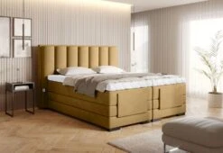 Lit Boxspring électrique Tissu Jaune Moutarde Avec Matelas Et Surmatelas Arkos -Disney Cars Soldes lit boxspring electrique tissu jaune moutarde avec matelas et surmatelas arkos 3666722727570 1424988