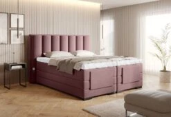 Lit Boxspring électrique Velours Rose Poudré Avec Matelas Et Surmatelas Arkos -Disney Cars Soldes lit boxspring electrique velours rose poudre avec matelas et surmatelas arkos 5904484028275 1425058