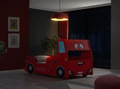 Lit Camion De Pompier Rouge Avec Phares 90x190 Cm -Disney Cars Soldes lit camion de pompier rouge avec phares 90x190 cm 3666722819237 1466477