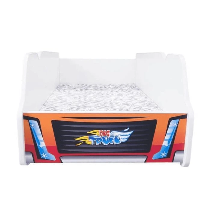 Lit Camion Poids Lourd Rouge 70x140 Cm - Sommier Et Matelas Inclus 5 Lit Camion Poids Lourd Rouge 70x140 Cm - Sommier Et Matelas Inclus – Image 3