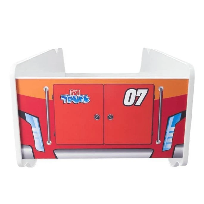 Lit Camion Poids Lourd Rouge 70x140 Cm - Sommier Et Matelas Inclus 6 Lit Camion Poids Lourd Rouge 70x140 Cm - Sommier Et Matelas Inclus – Image 4