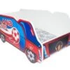Lit Camion Rouge Et Bleu 70x140 Cm - Sommier Et Matelas Inclus