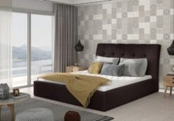 Lit Capitonné Avec Rangement Velours Marron Klein -Disney Cars Soldes lit capitonne avec rangement velours marron klein 3666722599856 1420342