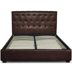 Lit Capitonné Marron Simili Reva -Disney Cars Soldes lit capitonne marron simili reva 3327480007013 8969