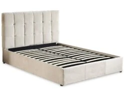 Lit Coffre 140x190 Cm Velours Beige Utani -Disney Cars Soldes lit coffre 140x190 cm velours beige utani 3327480064993 1136001