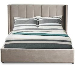 Lit Coffre 140x190 Cm Velours Taupe Capitonné Loria 10 Lit Coffre 140x190 Cm Velours Taupe Capitonné Loria -Disney Cars Soldes lit coffre 140x190 cm velours taupe capitonne loria 3327480065136 1135935