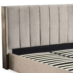 Lit Coffre 140x190 Cm Velours Taupe Capitonné Loria 11 Lit Coffre 140x190 Cm Velours Taupe Capitonné Loria -Disney Cars Soldes lit coffre 140x190 cm velours taupe capitonne loria 3327480065136 1135936