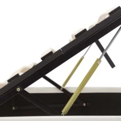 Lit Coffre 180x200 Cm Simili Cuir Blanc Capitonné Rundi -Disney Cars Soldes lit coffre 180x200 cm simili cuir blanc capitonne rundi 3666722518574 595636