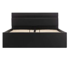 Lit Coffre à LED Simili Cuir Noir Rundi 140x200 Cm -Disney Cars Soldes lit coffre a led simili cuir noir rundi 140x200 cm 3666722558570 385735