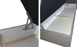 Lit Coffre Boxspring Avec Matelas Tissu Gris Ovana 180x200 Cm -Disney Cars Soldes lit coffre boxspring avec matelas tissu gris ovana 180x200 cm 3327480064092 945034