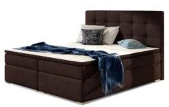 Disney Cars Soldes 35 Lit Coffre Boxspring Tissu Marron Avec Matelas Et Surmatelas Kavin