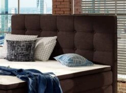 Lit Coffre Boxspring Tissu Marron Avec Matelas Et Surmatelas Kavin -Disney Cars Soldes lit coffre boxspring tissu marron avec matelas et sur matelas kavin 3666722904599 1422130