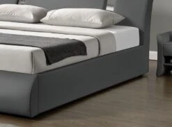 Lit Coffre Design 180x200 Cm Similicuir Gris Et Métal Ange -Disney Cars Soldes lit coffre design 180x200 cm similicuir gris et metal ange 3666722576352 589783