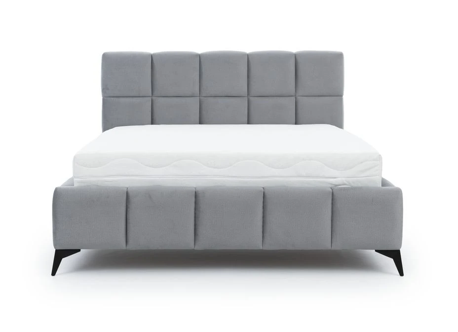 Lit Coffre Moderne 160x200 Cm Capitonné Velours Marron Mister 5 Lit Coffre Moderne 160x200 Cm Capitonné Velours Marron Mister – Image 3