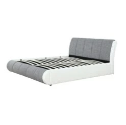 Lit Coffre Simili Cuir Blanc Et Tissu Gris Xenni 180x200 Cm -Disney Cars Soldes lit coffre simili cuir blanc et tissu gris xenni 180x200 cm 3666722567169 359789