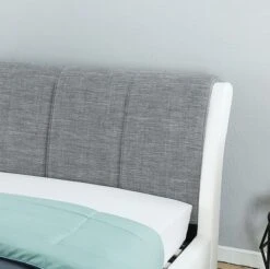 Lit Coffre Simili Cuir Blanc Et Tissu Gris Xenni 180x200 Cm -Disney Cars Soldes lit coffre simili cuir blanc et tissu gris xenni 180x200 cm 3666722567169 359793