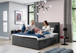 Lit Continental Capitonné Simili Cuir Noir Weber -Disney Cars Soldes lit continental capitonne simili cuir noir weber 3666722601368 1397496