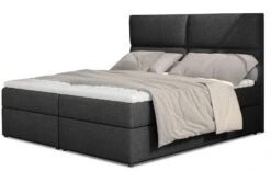 Disney Cars Soldes 21 Lit Continental Capitonné Tissu Gris Foncé Chiné Weber