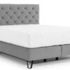 Lit Continental Capitonné Tissu Gris Pozza Avec Matelas 30 Cm En Latex Et Pied Métal Noir -Disney Cars Soldes lit continental capitonne tissu gris pozza avec matelas 30 cm en latex et pied metal noir 5904484022341 1398052