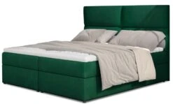 Disney Cars Soldes 29 Lit Continental Capitonné Velours Vert Weber