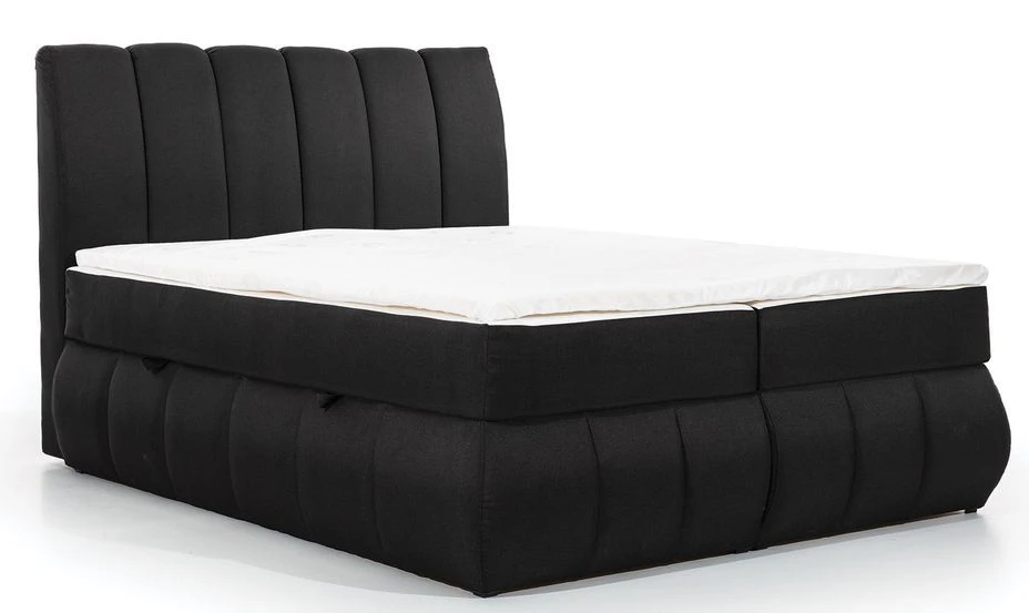 Lit Continental Matelassé Simili Cuir Blanc Florencia 11 Lit Continental Matelassé Simili Cuir Blanc Florencia – Image 9