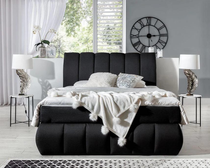 Lit Continental Matelassé Velours Marron Clair Florencia 10 Lit Continental Matelassé Velours Marron Clair Florencia – Image 8