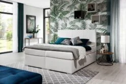 Lit Continental Tissu Gris Avec Matelas Et Surmatelas Louna -Disney Cars Soldes lit continental simili cuir beige clair avec matelas et surmatelas louna 3666722634793 1422950