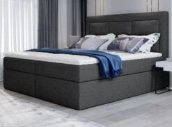 Disney Cars Soldes 33 Lit Continental Tissu Gris Foncé Chiné Balore