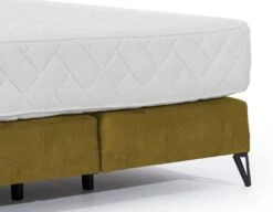 Lit Continental Tissu Jaune Moutarde Tiempo Avec Matelas 30 Cm En Latex Et Pied Métal Noir -Disney Cars Soldes lit continental tissu jaune moutarde tiempo avec matelas 30 cm en latex et pied metal noir 5904484022952 1397848