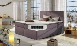 Lit Continental Tissu Marron Avec Matelas Et Surmatelas Louna -Disney Cars Soldes lit continental tissu marron avec matelas et surmatelas louna 3666722634724 1423006