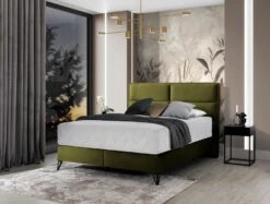 Lit Continental Tissu Vert Olive Tiempo Avec Matelas 30 Cm En Latex Et Pied Métal Noir -Disney Cars Soldes lit continental tissu vert olive tiempo avec matelas 30 cm en latex et pied metal noir 5904484023386 1397838