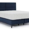 Lit Continental Velours Bleu Nuit Tiempo Avec Matelas 30 Cm En Latex Et Pied Métal Noir -Disney Cars Soldes lit continental velours bleu nuit tiempo avec matelas 30 cm en latex et pied metal noir 5904484023539 1397945
