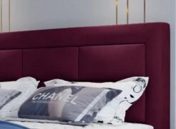 Lit Continental Velours Prune Balore -Disney Cars Soldes lit continental velours prune balore 3666722601269 1396378