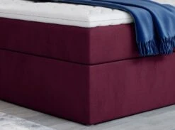 Lit Continental Velours Prune Balore -Disney Cars Soldes lit continental velours prune balore 3666722601269 1396379