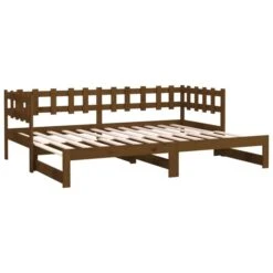 Lit Coulissant Marron Miel 2x(90x200) Cm Bois De Pin Karia -Disney Cars Soldes lit coulissant marron miel 2x 90x200 cm bois de pin solide 3666722940085 1509423