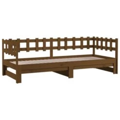 Lit Coulissant Marron Miel 2x(90x200) Cm Bois De Pin Karia -Disney Cars Soldes lit coulissant marron miel 2x 90x200 cm bois de pin solide 3666722940085 1509424