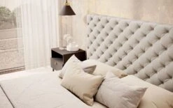 Lit Design Avec Tête De Lit Et Coffre De Rangement Capitonné Simili Cuir Beige Prince -Disney Cars Soldes lit design avec tete de lit et coffre de rangement capitonne simili cuir beige prince 3666722955089 1503295