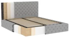 Lit Design Avec Tête De Lit Et Coffre De Rangement Capitonné Simili Cuir Beige Prince -Disney Cars Soldes lit design avec tete de lit et coffre de rangement capitonne simili cuir beige prince 3666722955089 1503300