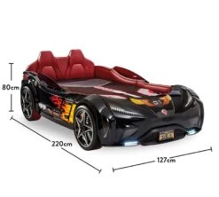 Lit Enfant De Voiture Noir De Sport GTE 90x190 Cm -Disney Cars Soldes lit enfant de voiture noir de sport gte 90x190 cm 8681875092271 1521720